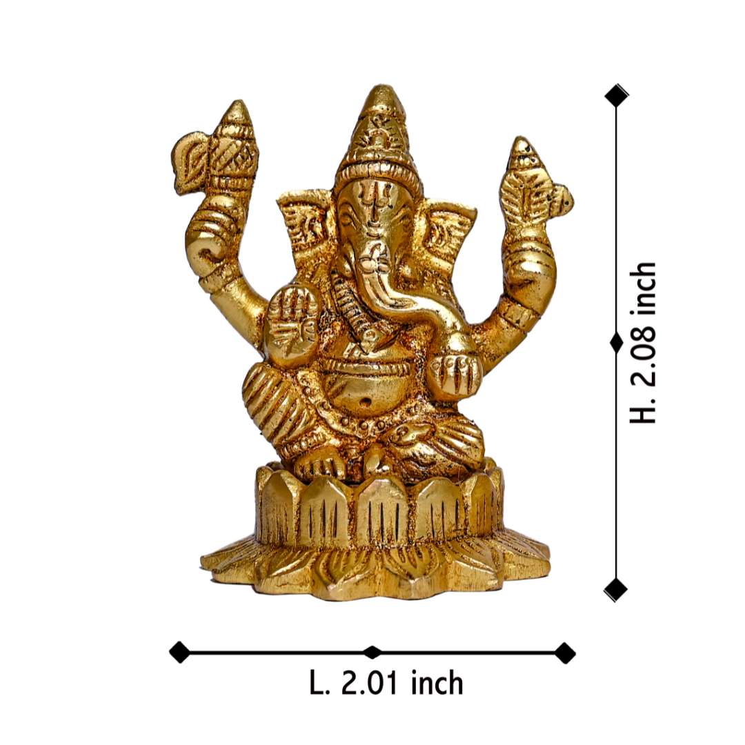 Laxmi Ganesh Combo Murti Brass